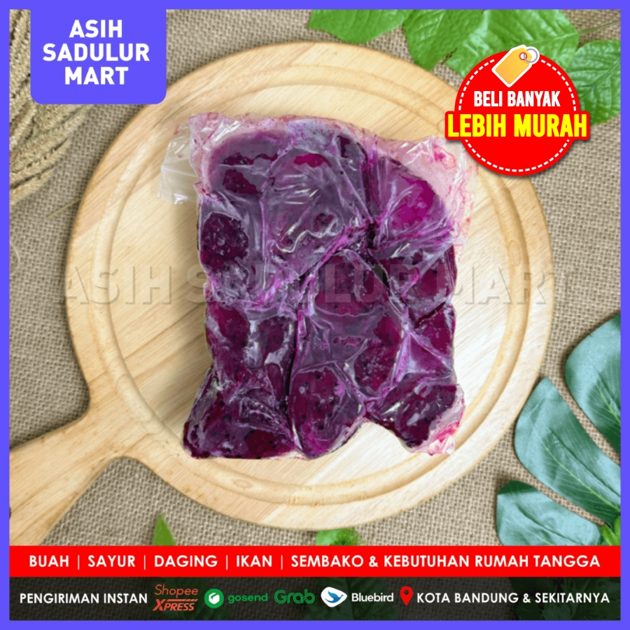 

Frozen Buah Naga 500gr / 1kg | Buah Beku Kota Bandung | Asih Sadulur Mart
