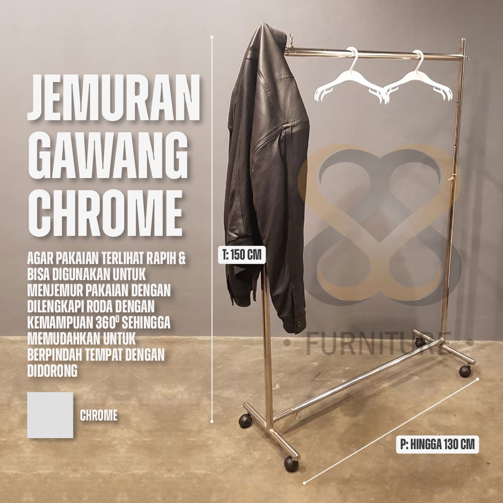JEMURAN  / JEMURAN GAWANG / JEMURAN BUTIK ATAU LAUNDRY