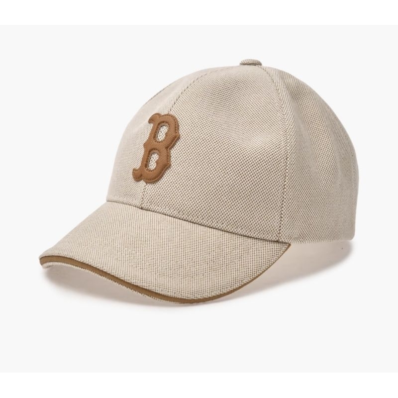 MLB Basic Canvas Leather Logo Ball Cap 3ACPVL94N