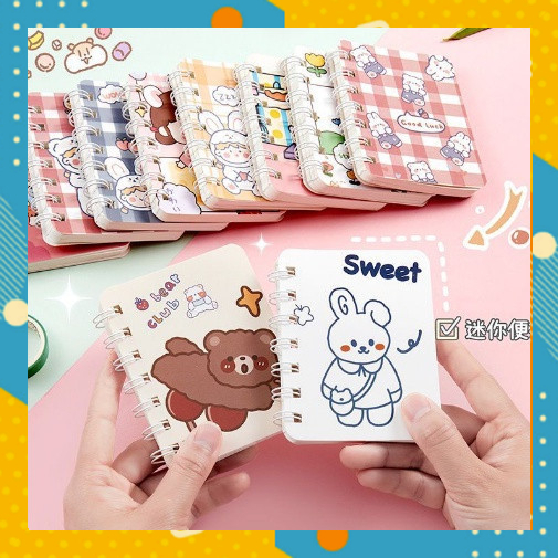 

Notebook MINI A7 Buku Tulis Kecil Note Memo Book Spiral Motif Lucu AT2929B4