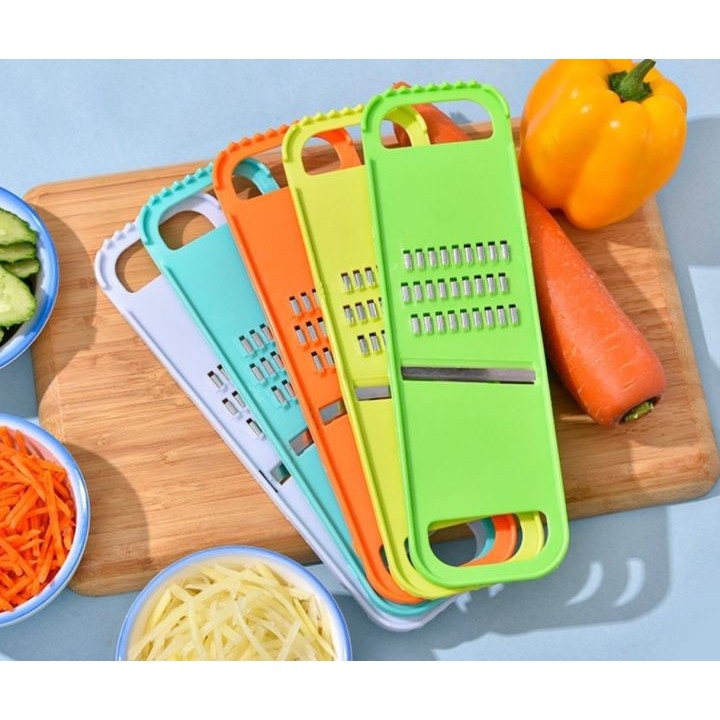 Parutan Multiguna 2in1 Parutan Sayur Serbaguna Multifungsi Parut Wortel Kentang Bentuk Korek Api dan