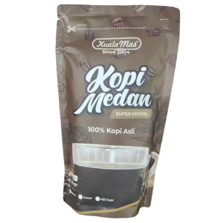 

Kuala Mas Kopi Medan super kental 100% kopi asli 250gr tr