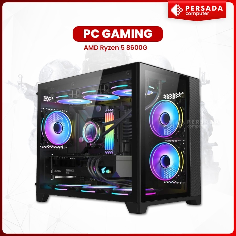 PC Gaming AMD Ryzen 5 8600G I DDR5 32GB I SSD NVME I Siap Game Berat