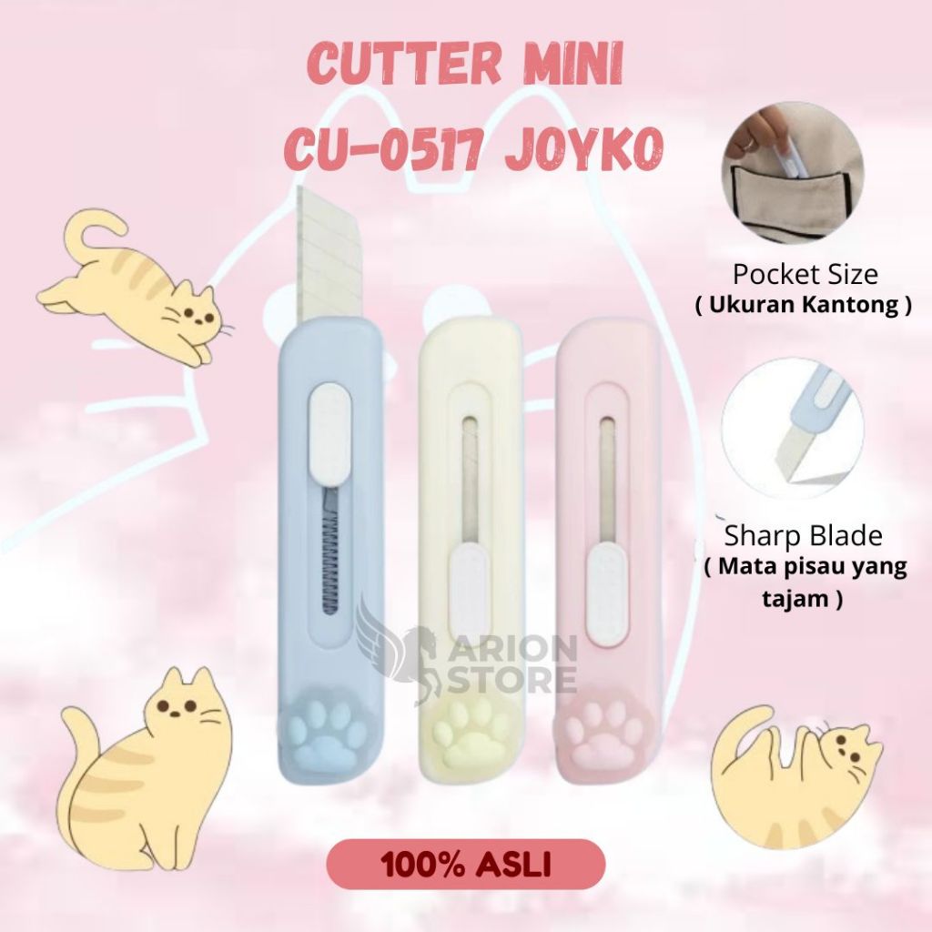 

[ARION STORE] CUTTER MINI JOYKO CU-0517 / PEMOTONG KERTAS JOYKO CU-0517 [PCS]