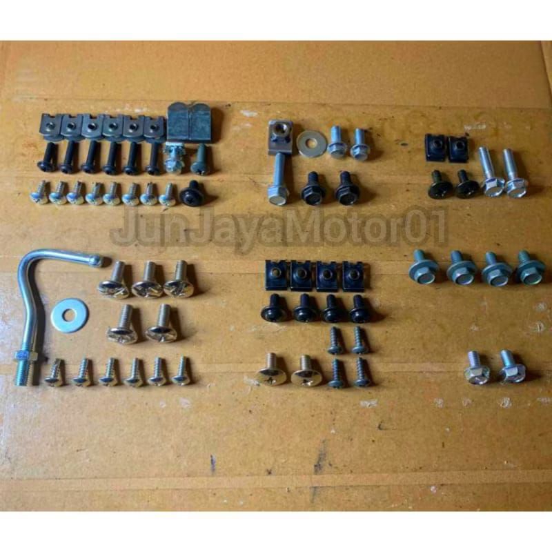 Baut Fullset Body honda supra fit new - Fit X - Fit S / Lengkap Full baut body