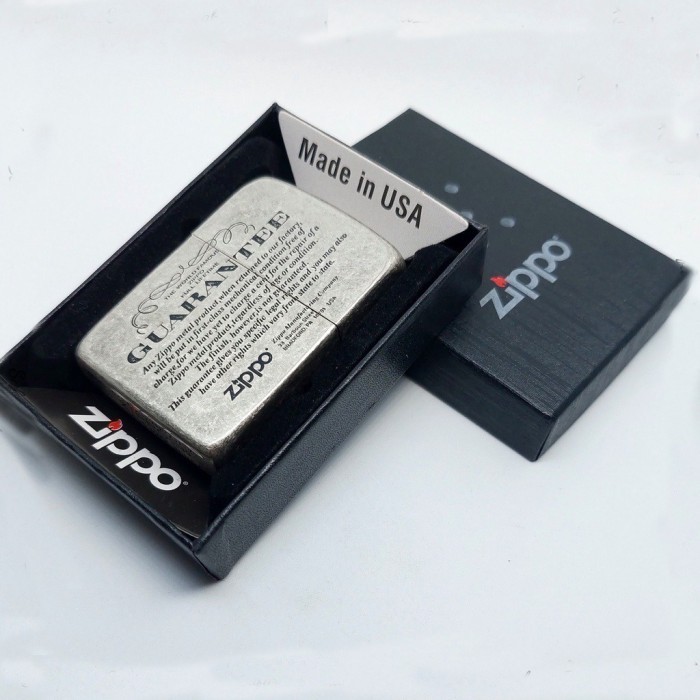 Korek Api Zipo Guarantee Korek Api Zipo Warna Silver