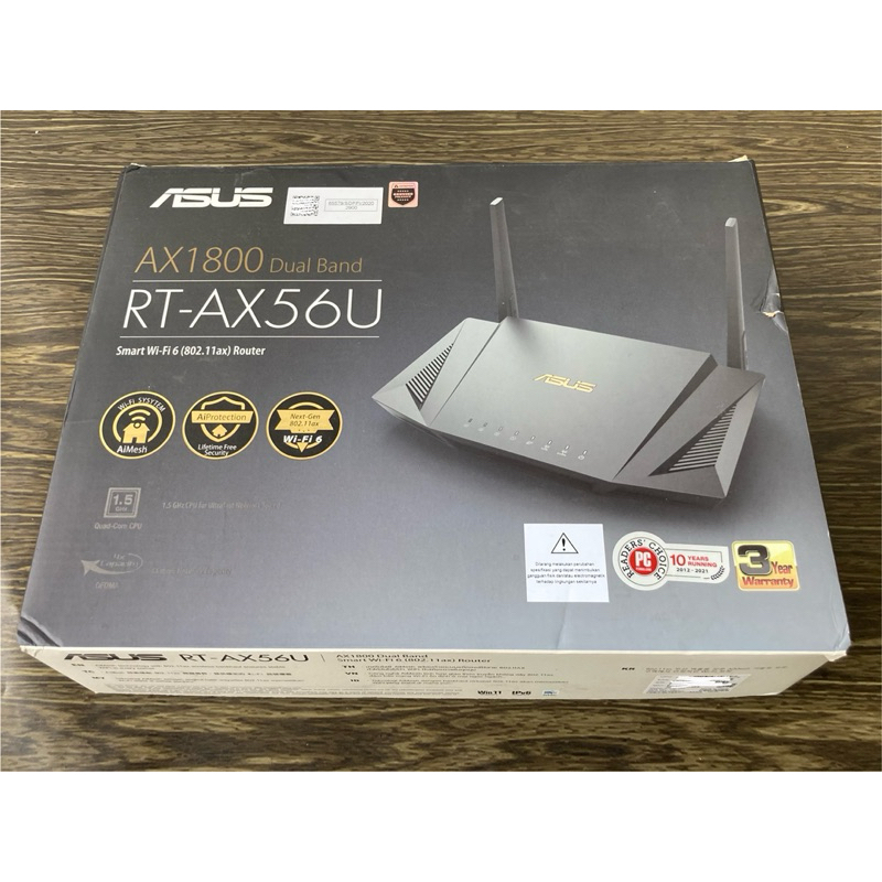 Router Asus RT-AX56U (AX1800 Dual Band) Wi-Fi 6 (802.11ax)