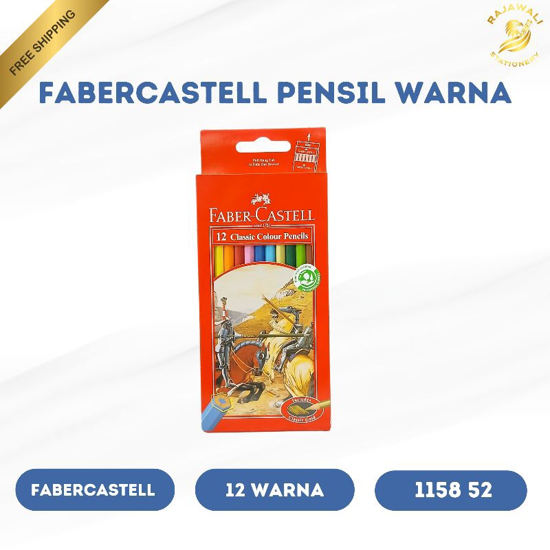 

FaberCastell Pensil Warna | 12 Warna | 1158 52
