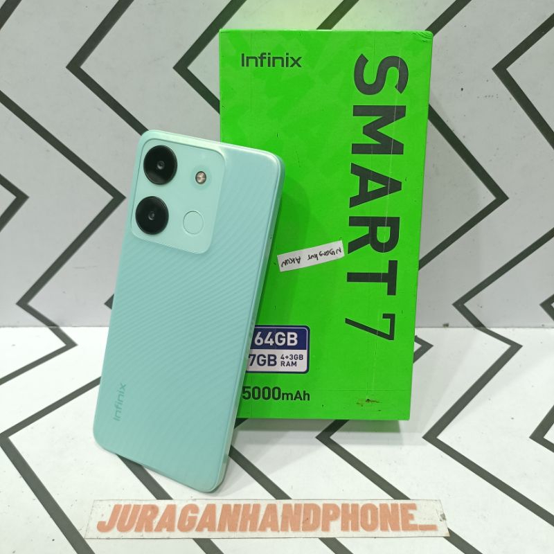 INFINIX SMART 7 4/64GB HP BEKAS SECOND - LANGSUNG CEK DESKRIPSI