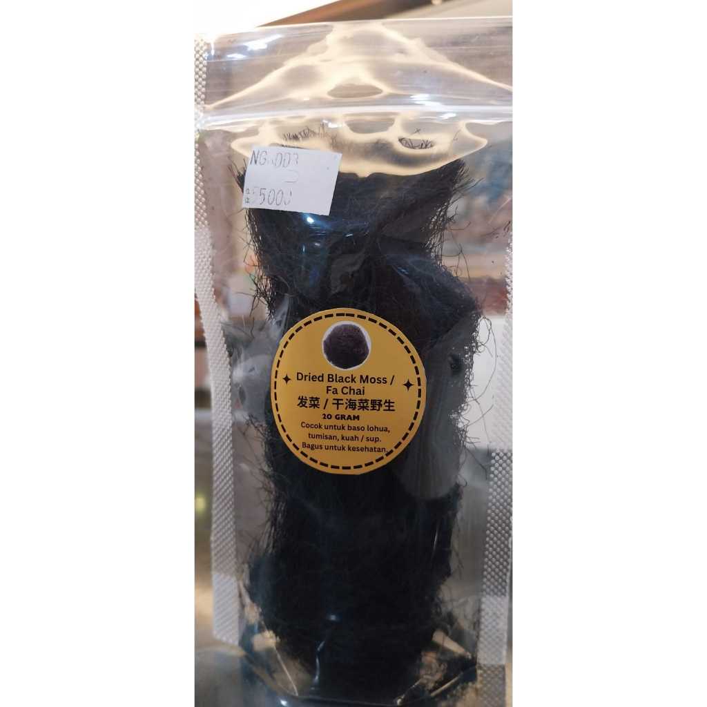 

Dried Black Moss/Fa Chai 20gr