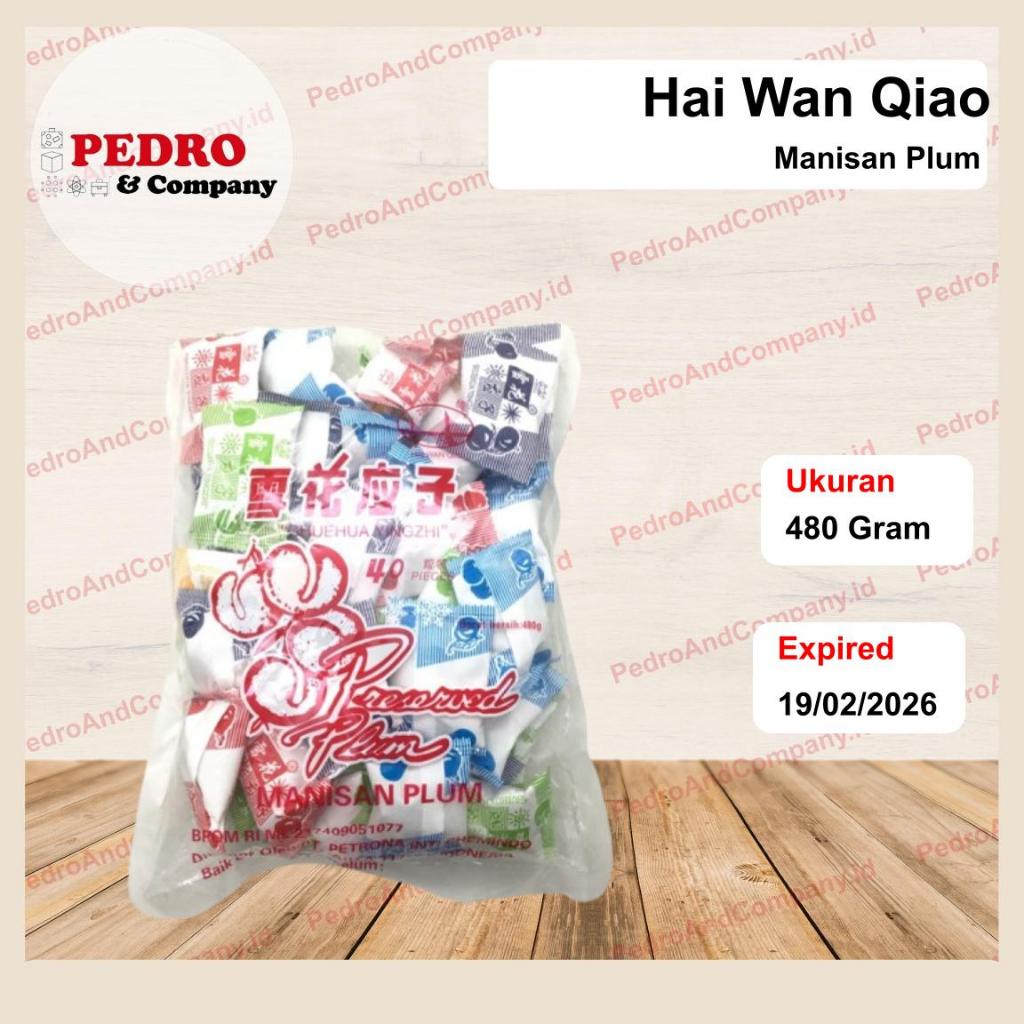 

Hai wan qiao preserved plum manisan plum 480 gram - snack buah