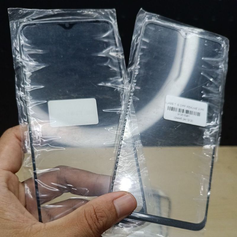 glass realme 3 pro tanpa lem oca kaca luar lcd realme 3 pro