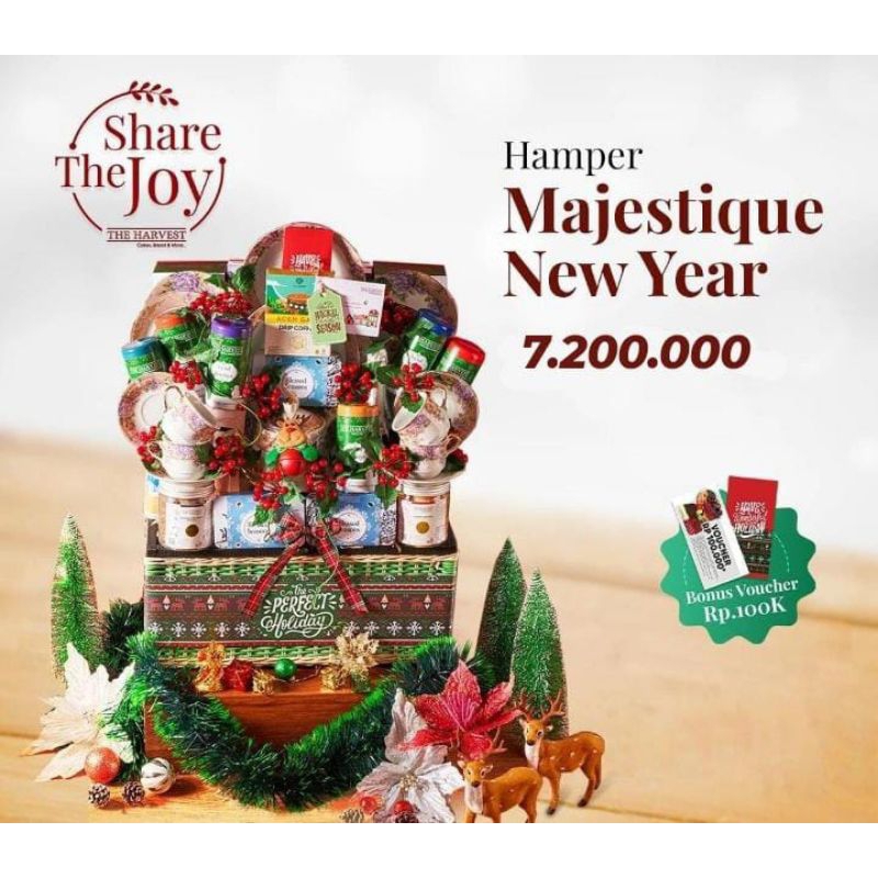 

The Harvest - Majestique New Year Natal Parcel Christmas Hampers Box 2024