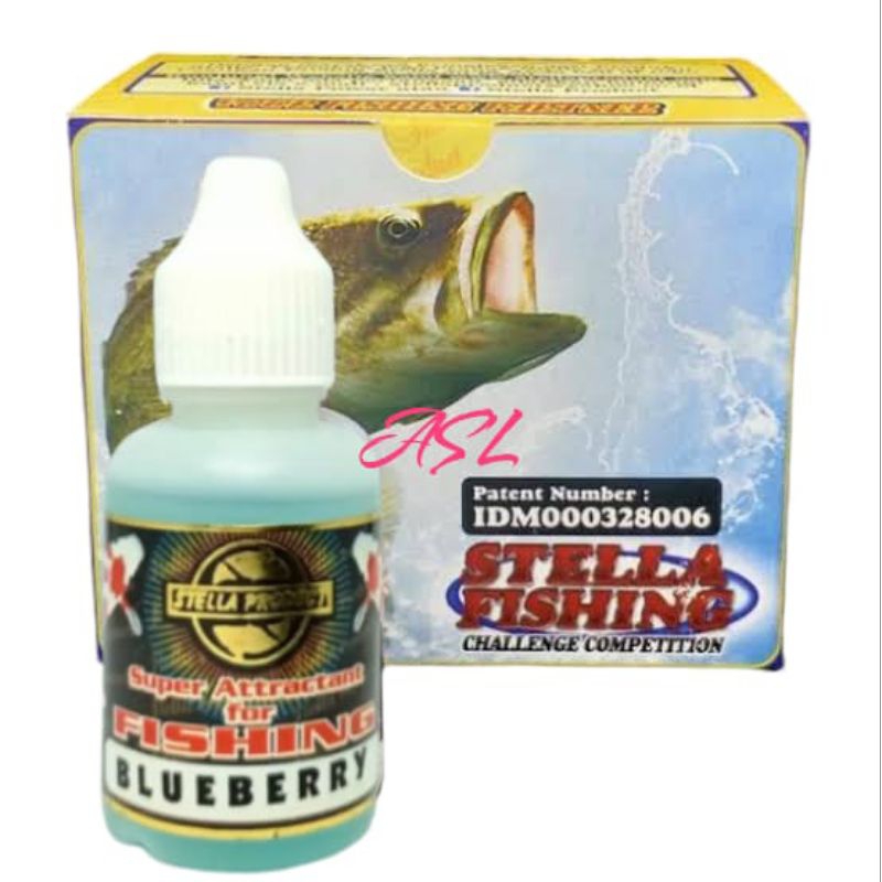 Essen Stella blueberry Biang Murni 30 ml 30ml Aroma blueberry Esen Pancing Essen ikan Kemasan Botol 