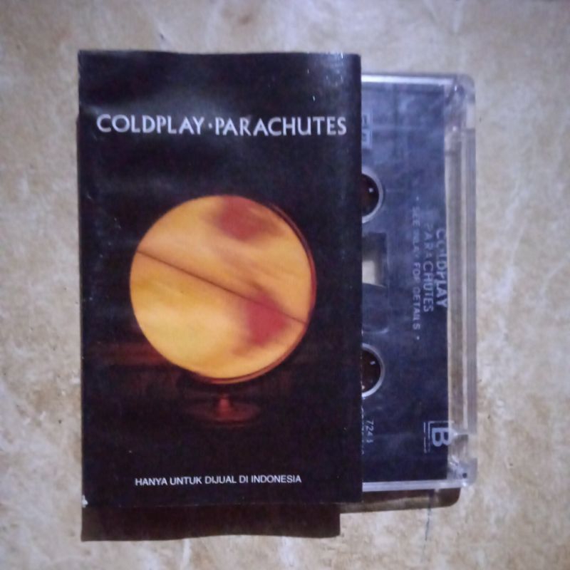 kaset pita coldplay parachutes