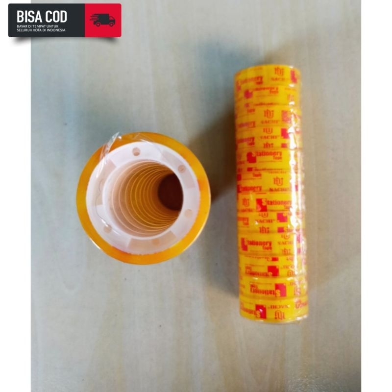 

Selotip Isolasi Bening Kecil Tipis Nachi 12mm x 10mm 1 Slop isi 12 pcs