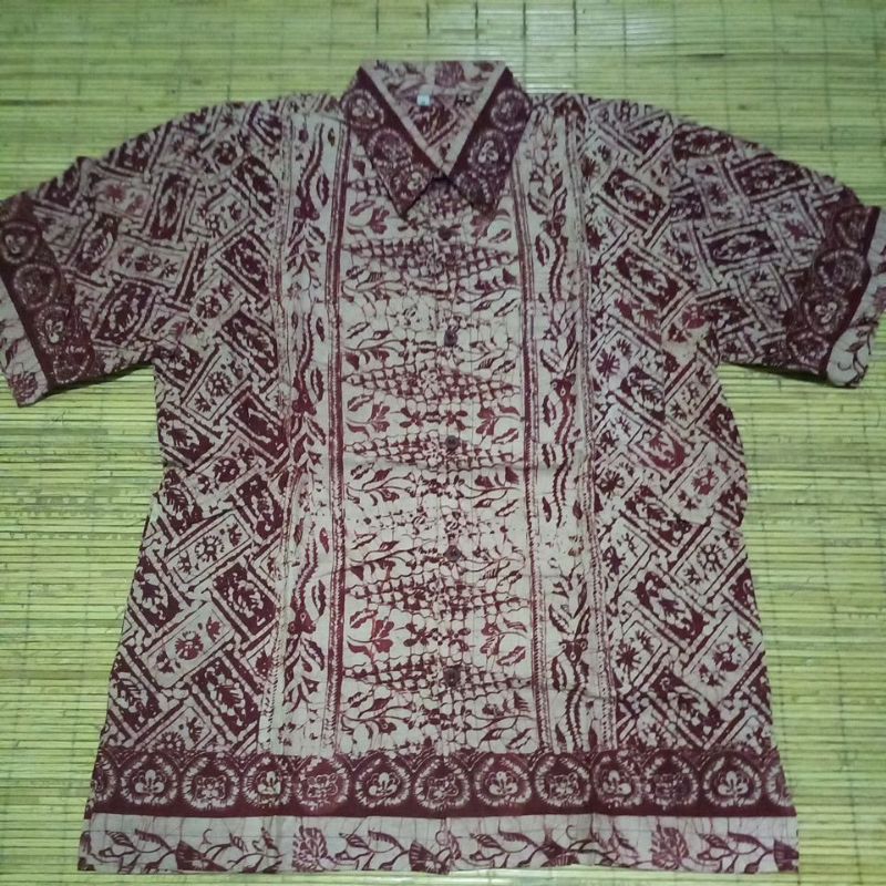 BAJU PRIA BATIK MADURA LENGAN PENDEK