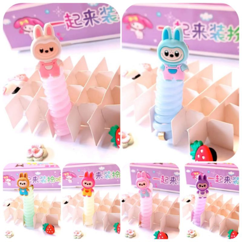 KARET SPIRAL AKSESORIS RAMBUT ANAK PEREMPUAN / IKAT RAMBUT ANAK MODEL ULIR / IKAT RAMBUT SPIRAL