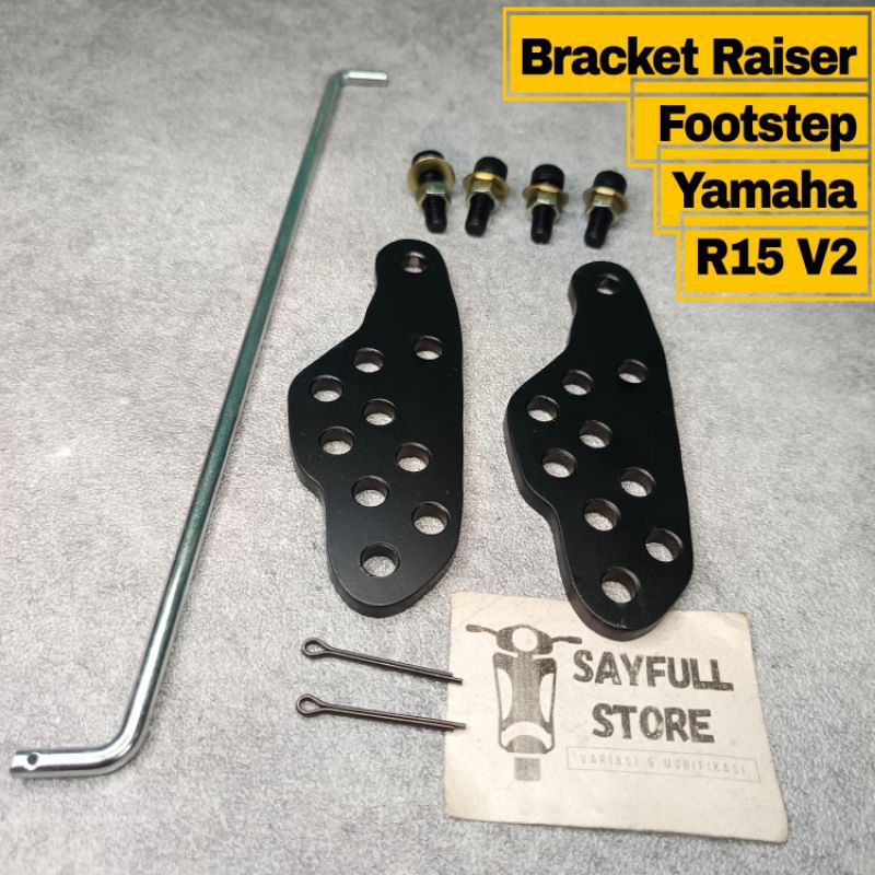 Raiser Footstep Yamaha R15 V2 Peninggi Footstep R15 V2 Braket Footstep