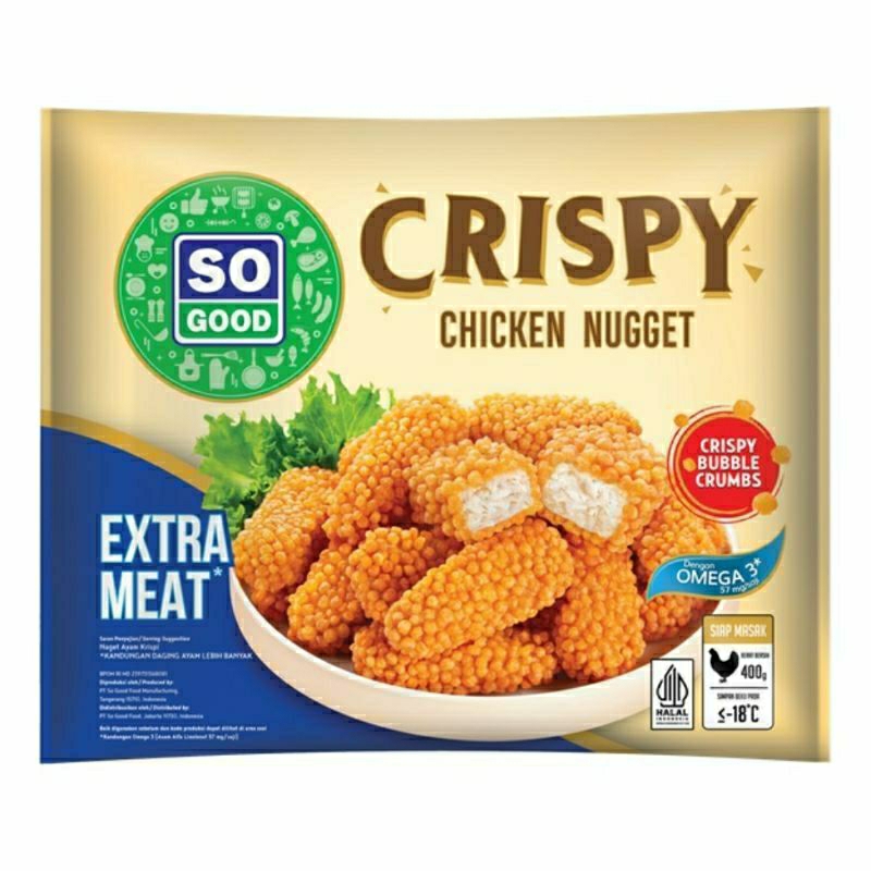 

So Good Crispy Chicken Nuget Extra Meat 400gr