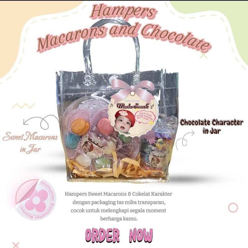 

Hampers Macarons & Chocolate (Hampers Ulang tahun, valentine, tahun baru & event besar lainnya)