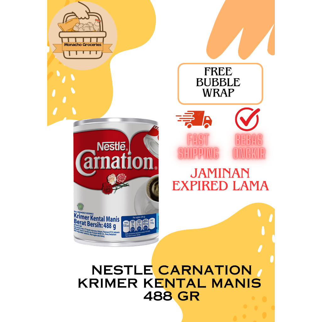 

Nestle Carnation Krimer Kental Manis Kaleng 488 Gr