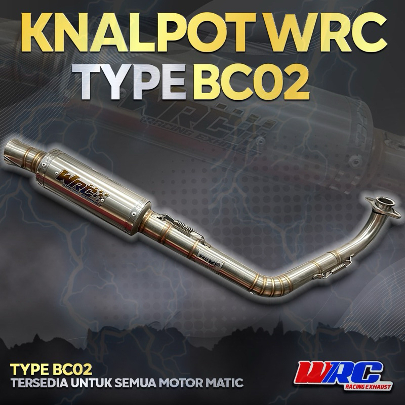 KNALPOT RACING WRC BC02 VARIO, NMAX, PCX, AEROX
