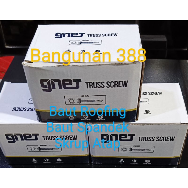 Skrup Atap Spandek/Skrup Roofing Gnet/Baut Roofing 4.5mmX50mm