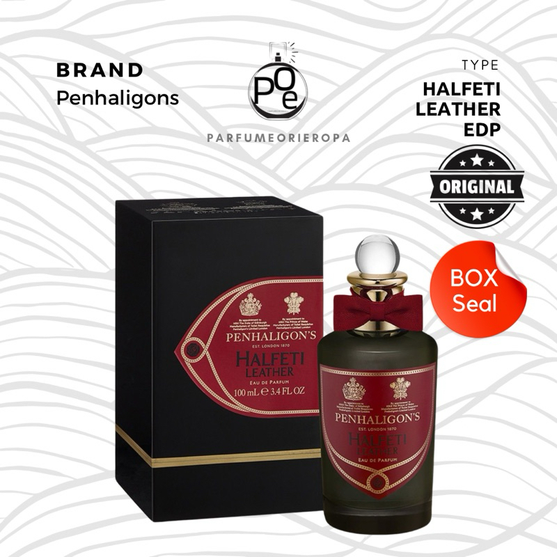 Parfum Unisex Pria Wanita Original Penhaligons Halfeti Leather 100ml Box Seal full size parfume taha