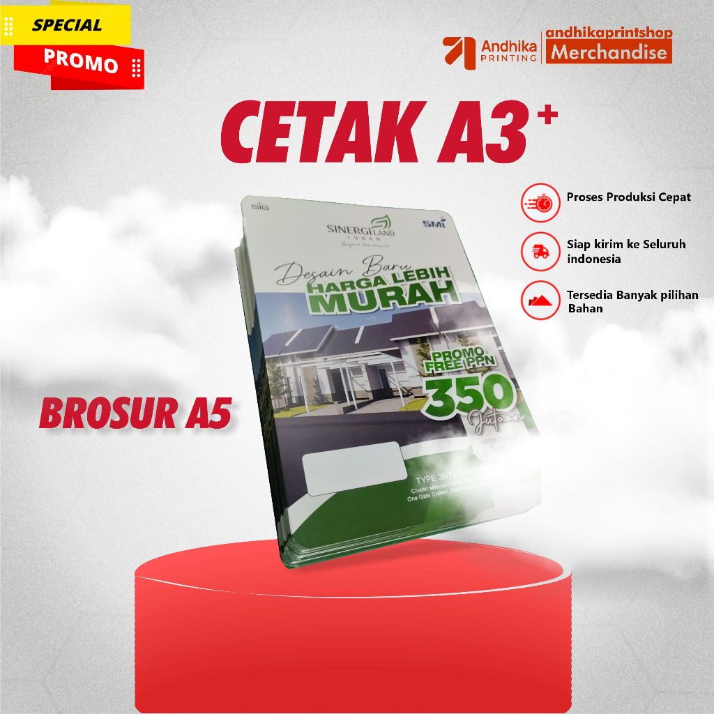 

Brosur A5 / Cetak Brosur per Rim / Brosur promosi