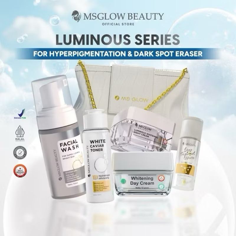 MS GLOW PAKET LUMINOUS BISA COD/ MS GLOW LUMINOUS/MS GLOW PAKET FLEK BEKAS JERAWAT | MS GLOW LUMINOU