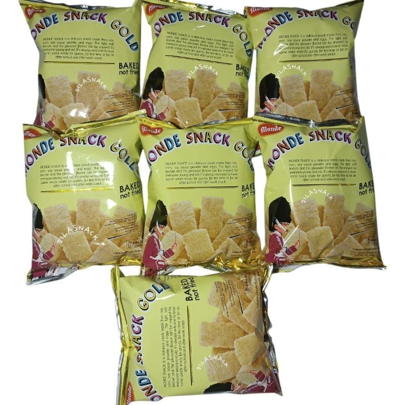 

Monde Serena Snack Gold 1 paket isi 7 bungkus kemasan 50 gr serena gold besar monde serena krupuk termurah