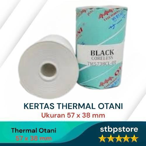 

Kertas Kasir Struk Thermal Otani 57x38 57x40 Thermal Paper Roll 57 x 38 57 x 40 58mm RPP02N