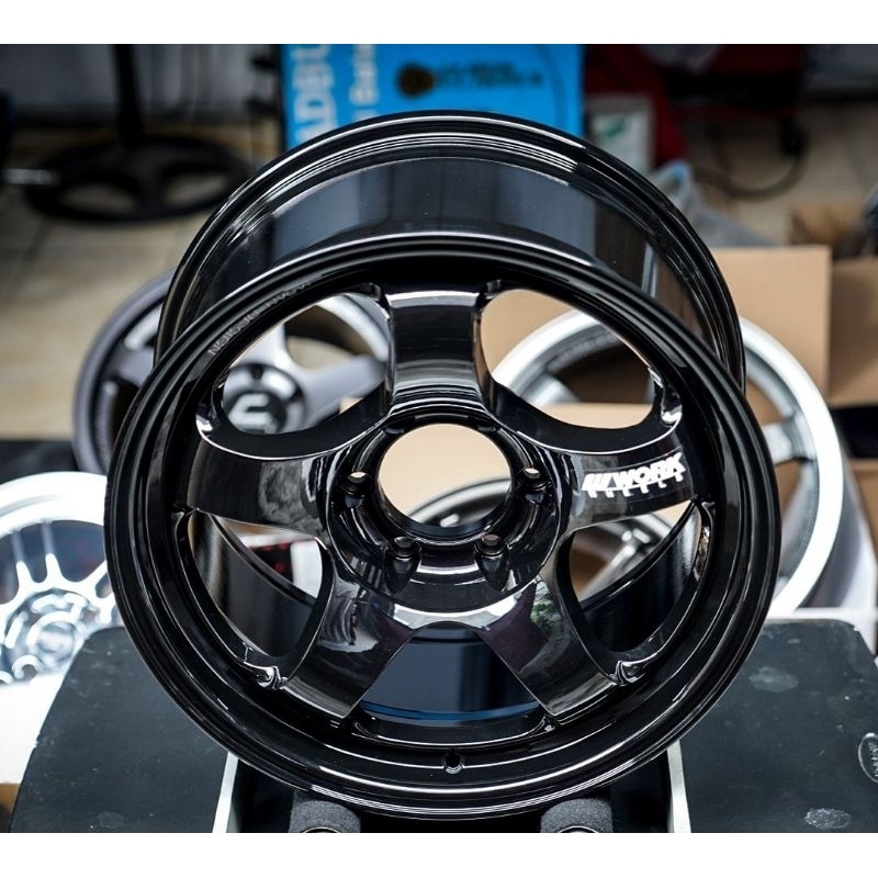 velg racing mobil ring 18 WORK MEISTER velg racing mobil R18 velg racing mobil Pajero velg mobil For