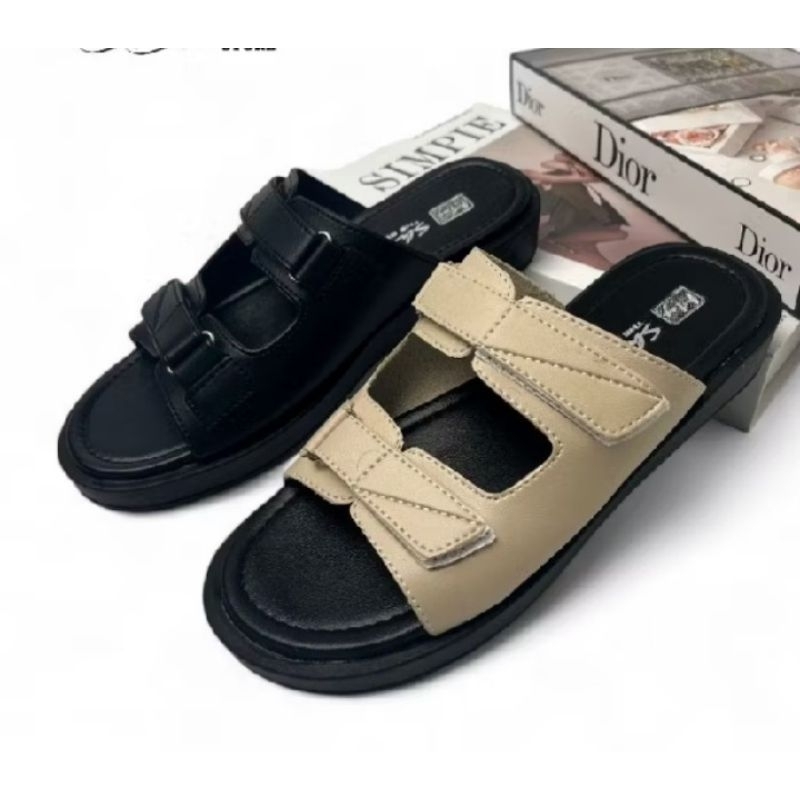 SENDAL WANITA WEDGES 3 CM PREMIUM PLATFORM STYLE KOREA HAK TINGGI CEWEK