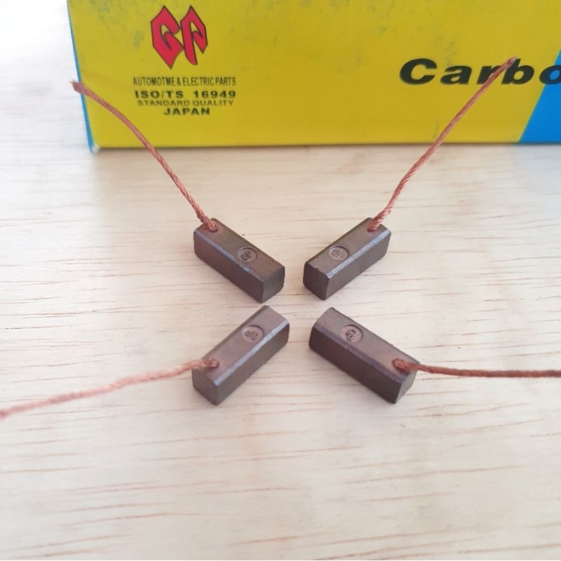 Arang Carbon Brush Kipas Radiator AC Jazz Rs Freed City GM2 Civic Fd 2006 - 2012 1set Cb6