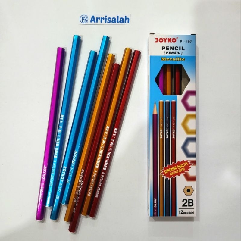 

Pensil 2B Joyko P-107 Metallic