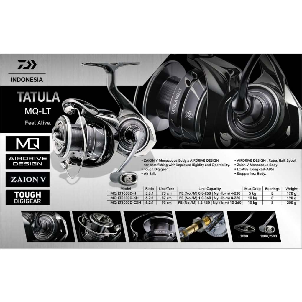 Reel Daiwa TATULA MQ-LT - Feel Alive