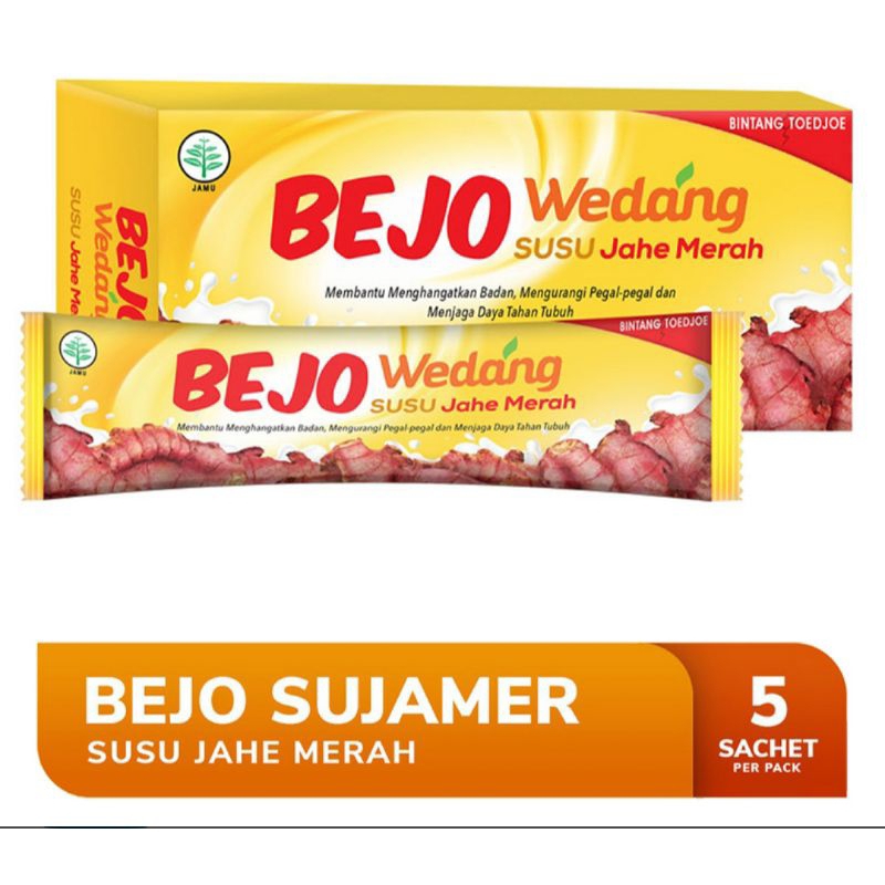 

BEJO SUSU JAHE MERAH 5 SACHET