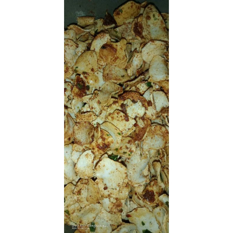 

kripik basreng bumbu seblak daun jeruk renyah gurih kriuk