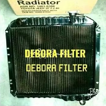 Radiator Toyota Jeef 2 F  FJ 46 Hardtop Bensin 1977-1982 1461-0306 16400-61020