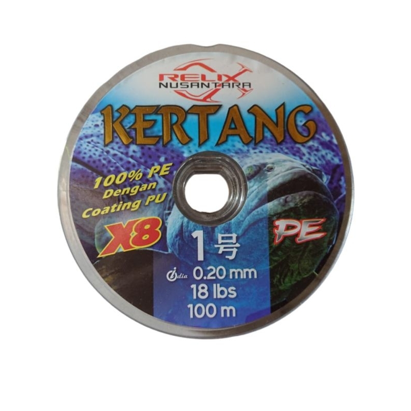 senar PE x8 relix nusantara 0,20mm/18lbs/100m