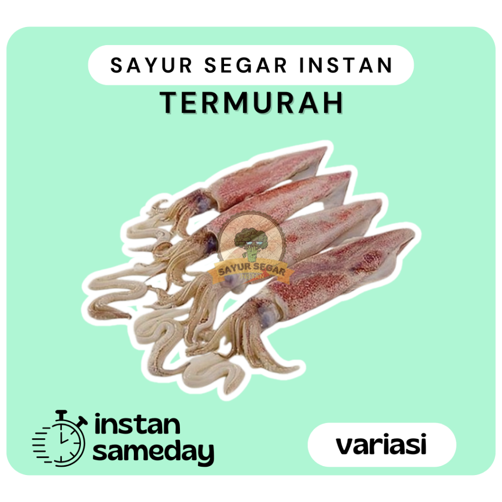 

Cumi Segar - Sayur Segar Instan