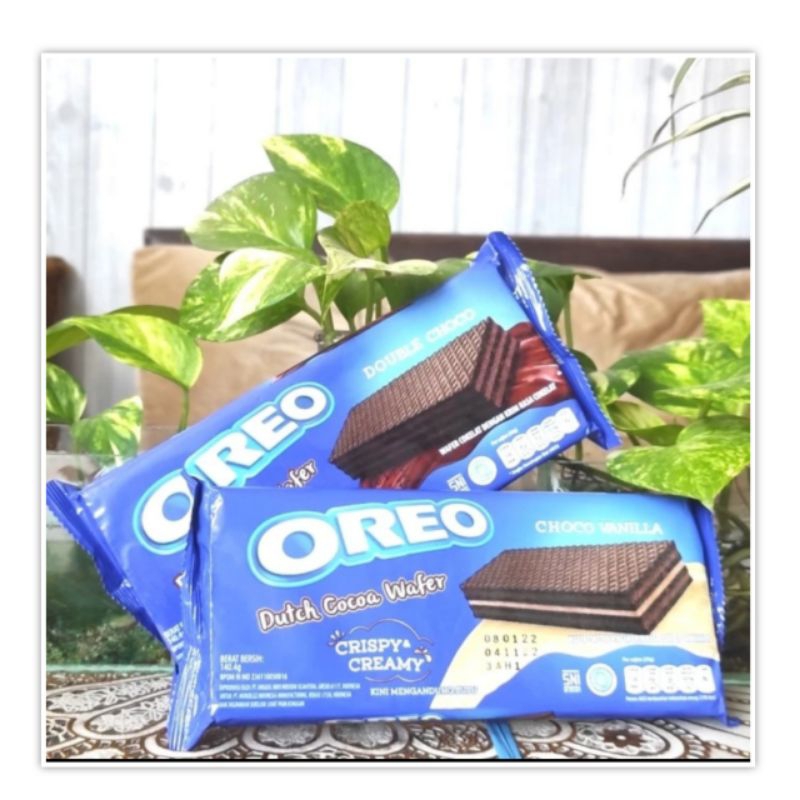 

Oreo Wafer Double Choco Vanila 117 gr Biskuit Cemilan