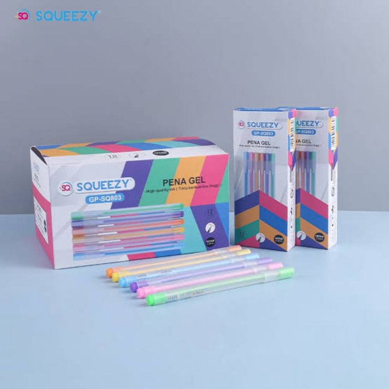 

Pulpen Gel Squeezy GP-SQ803 0.5mm