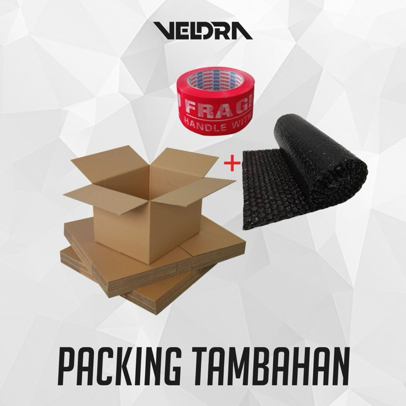 

Packing Tambahan Kardus + Bubble Wrap