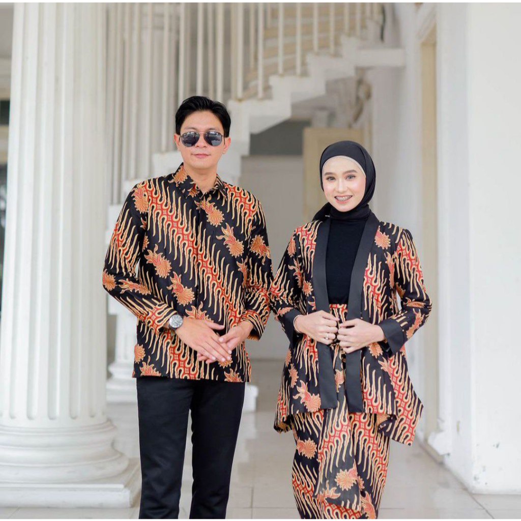 Benang Raja Batik Couple Katun Parang Bunga