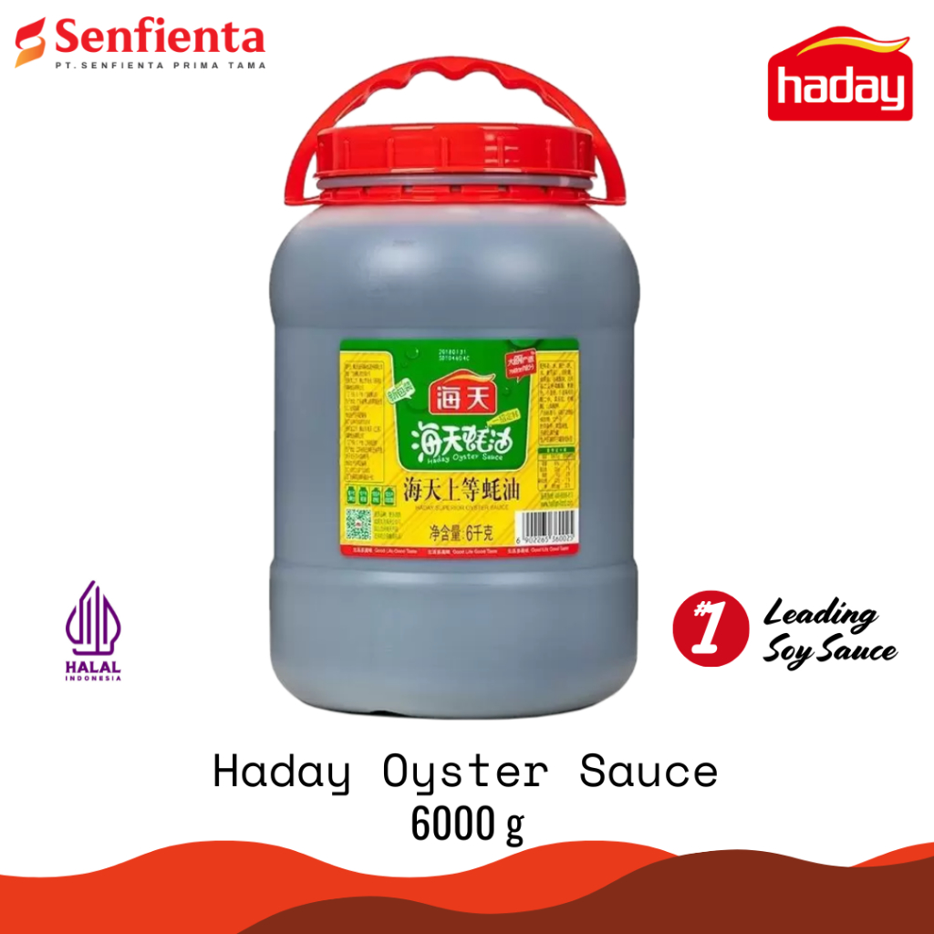 

Haday Oyster Sauce 6000 ml (6kg) | Saus Tiram