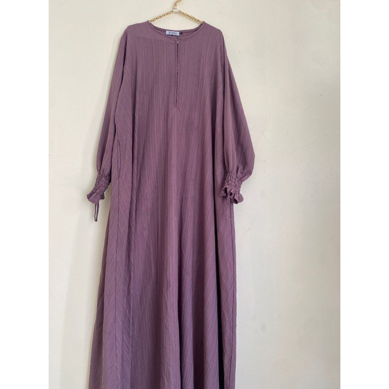 gamis yarka preloved pesanan kak fujiaynam