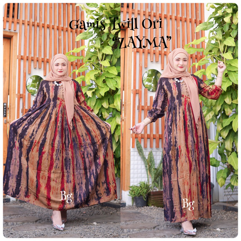 Gamis Twill Ori Zayma bg collection